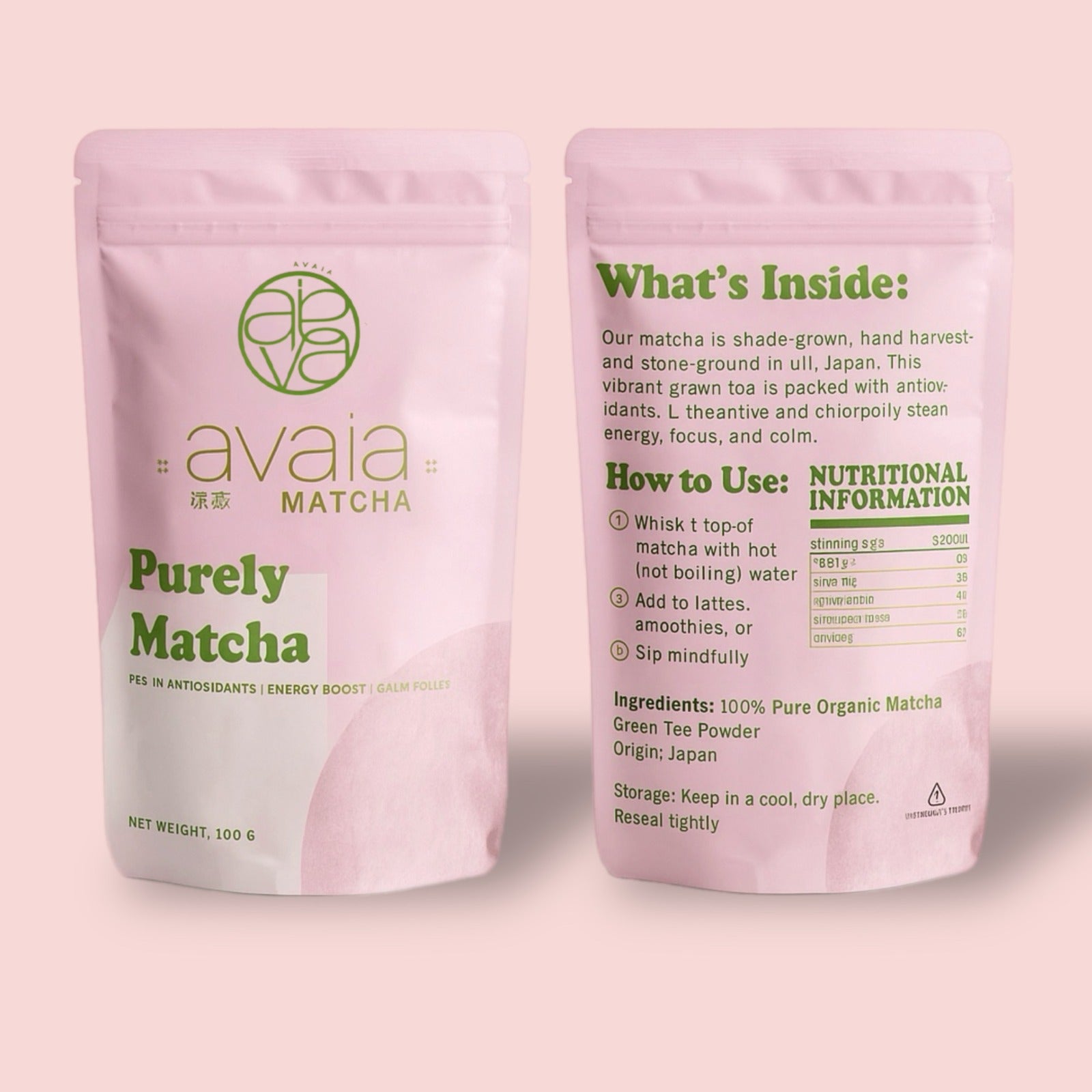 Avaia Purely Matcha (100g)